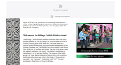 Desktop Screenshot of billingsceilidhfiddlers.com
